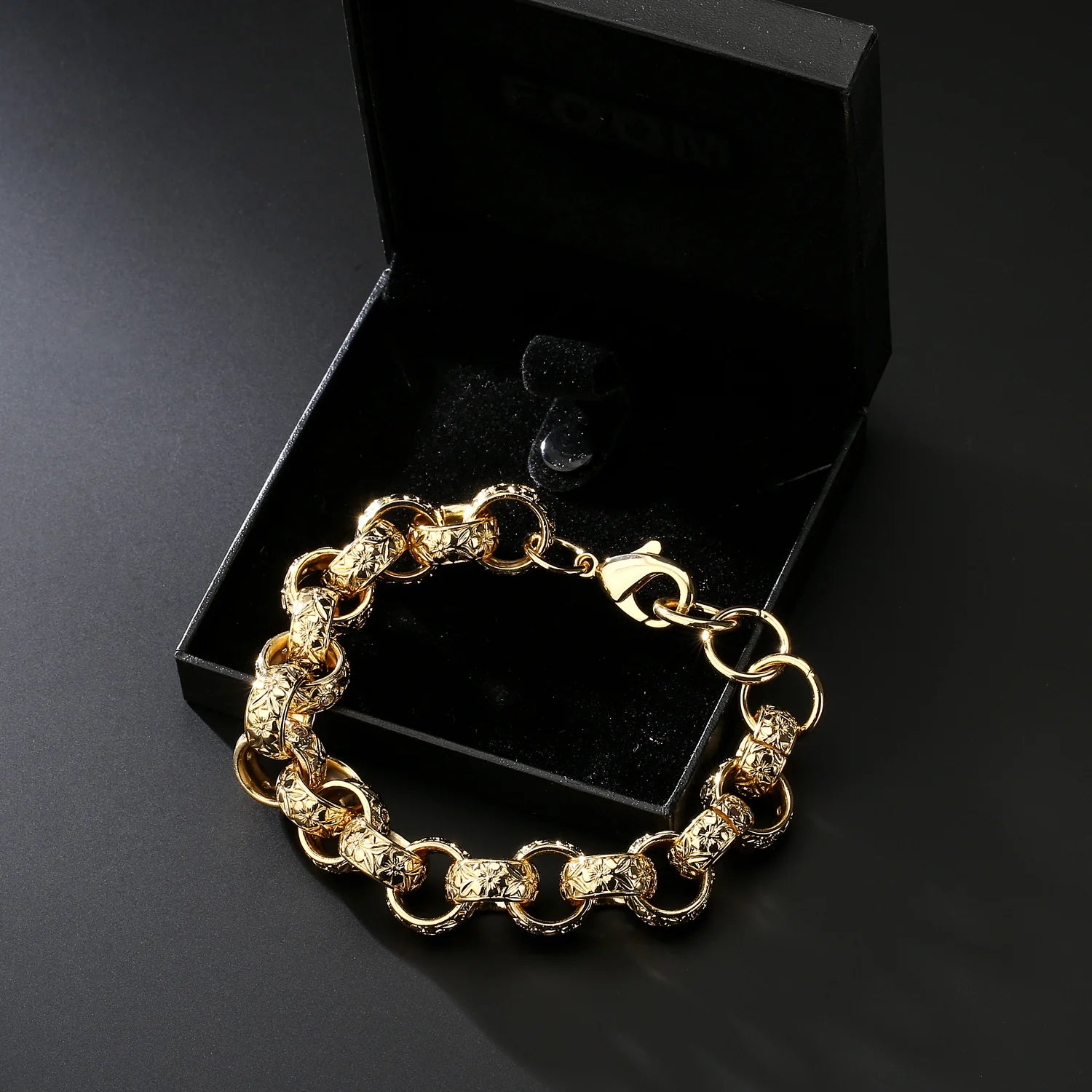 20MM GOLD XXL ORNATE BELCHER BRACELET
