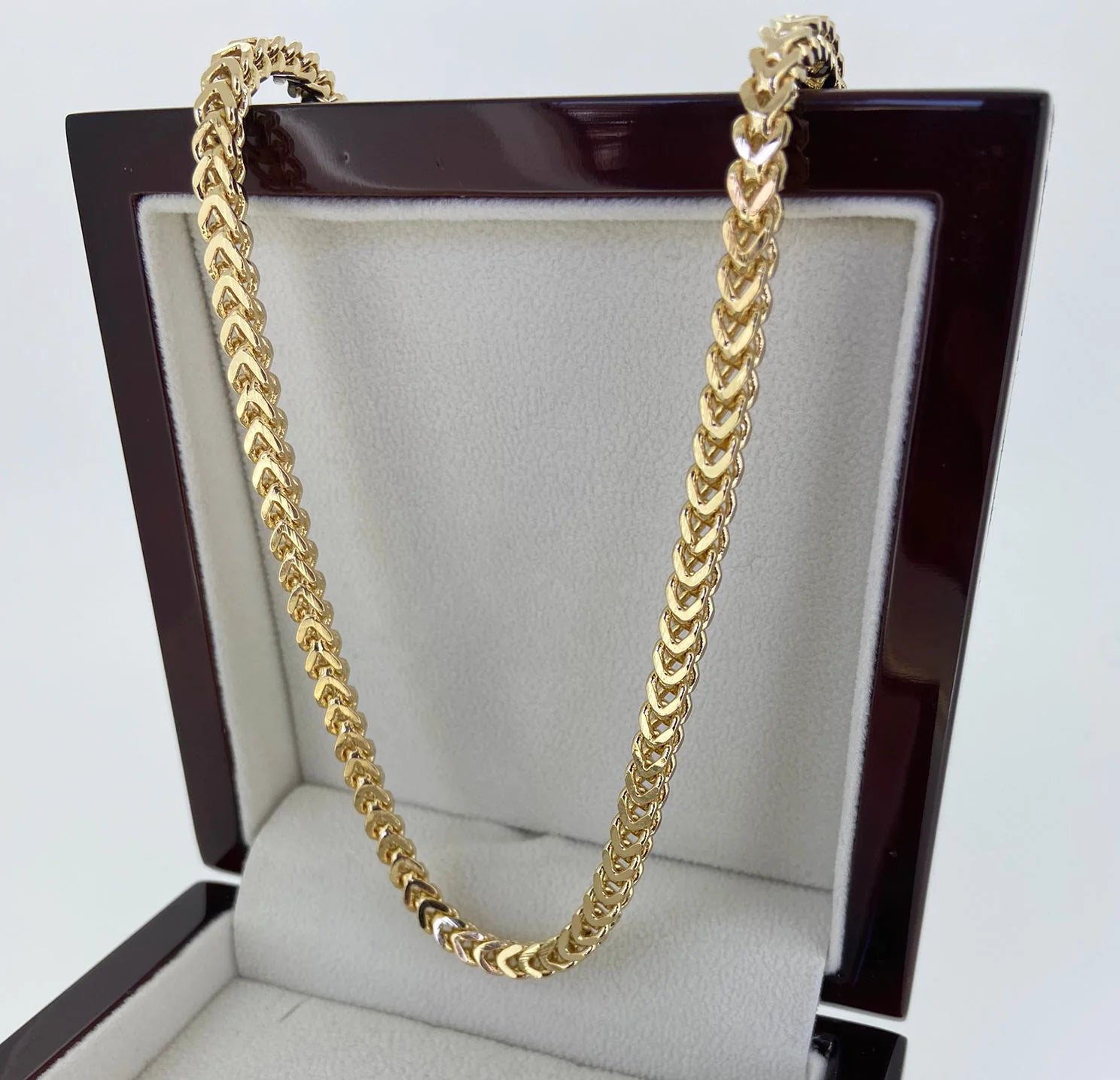 4MM GOLD FRANCO CHAIN NECKLACE
