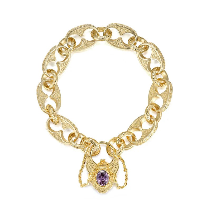 Button bracelet gold clearance