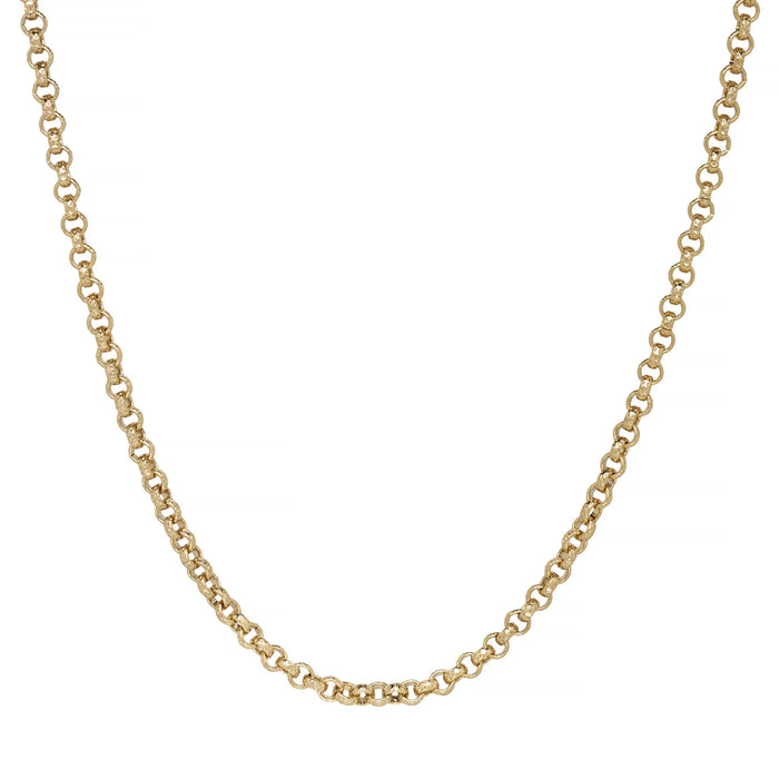 GOLD FILLED 4MM DIAMOND CUT BELCHER CHAIN