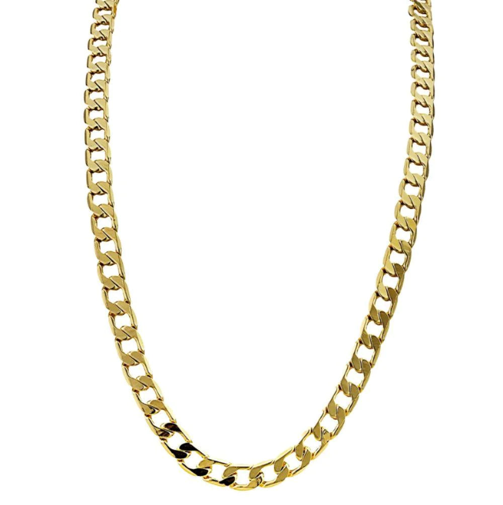 6mm Gold Cuban Curb Chain Necklace