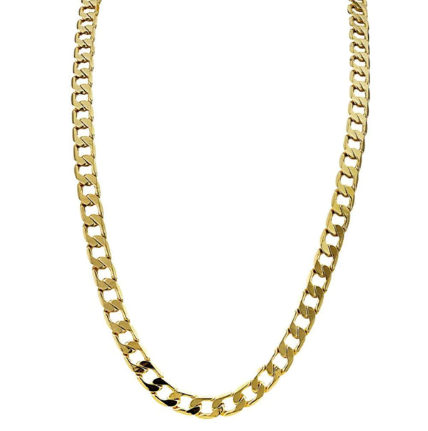 6mm Gold Cuban Curb Chain Necklace