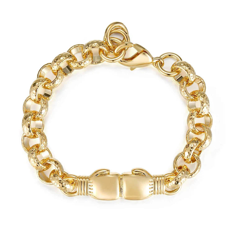 DOUBLE BOXING GLOVE BELCHER BRACELET
