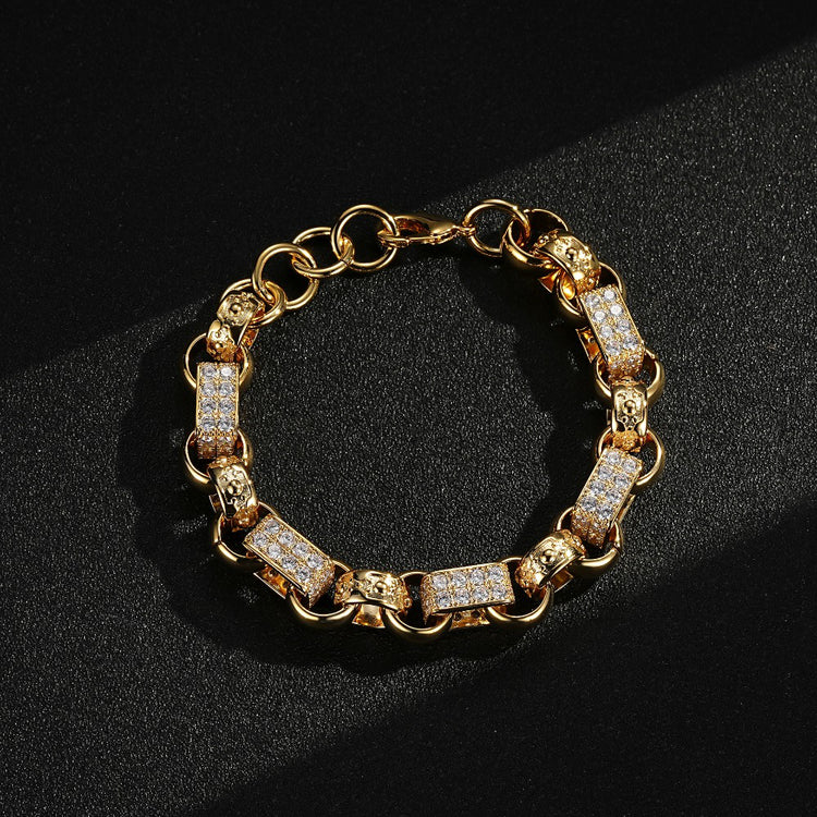 Second Hand 18ct Gold Belcher Bracelet | RH Jewellers