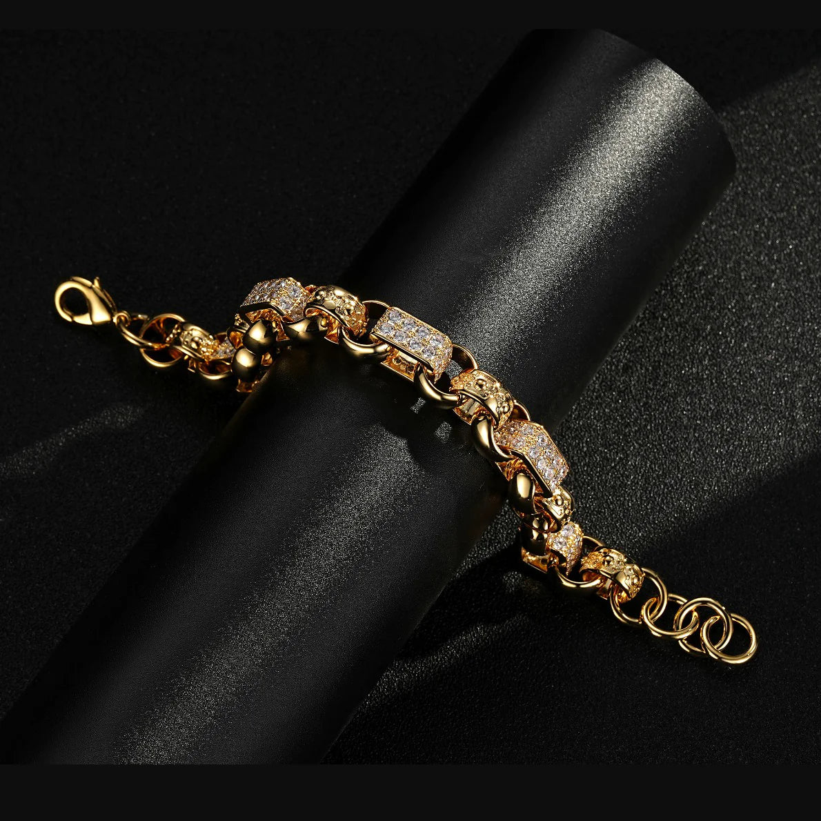 Beautiful Expensive Gold Bracelets Isolated on White Stock Photo - Image of  elegance, isolated: 37683252