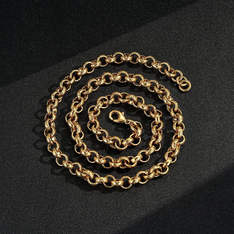 GOLD FILLED CHILDREN'S 8MM DIAMOND CUT BELCHER SET