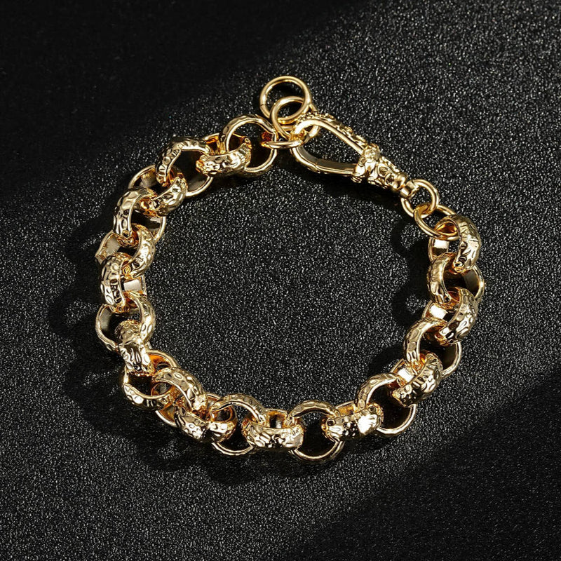 Amazon.com: Albert Electroplating 24K Gold Bracelet Domineering Fashion  Men' s Faucet Bracelet : Clothing, Shoes & Jewelry