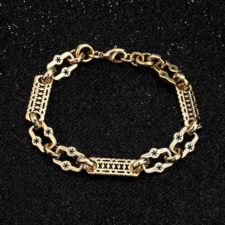 Expensive Crush Bracelet - gold bracelet, 18 carats