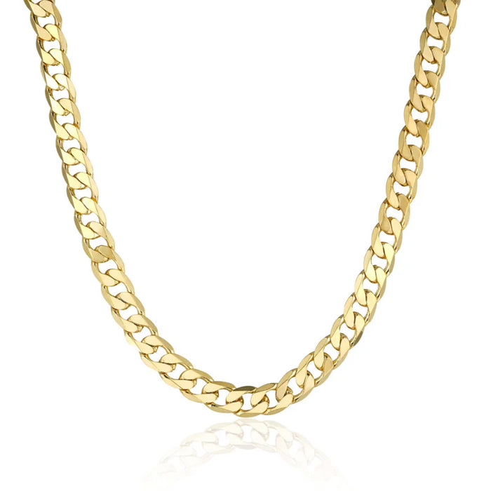 GOLD FILLED 9MM CUBAN CURB NECKLACE