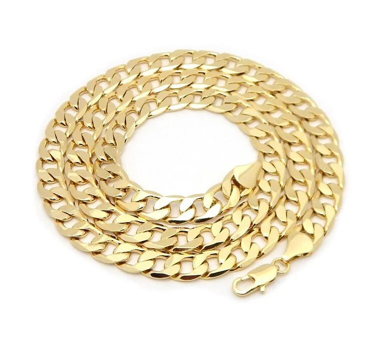 GOLD FILLED 9MM CUBAN CURB NECKLACE