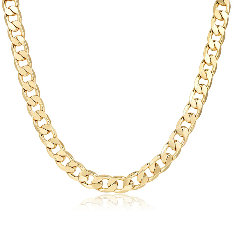 Gold filled 12mm Cuban Curb Chain