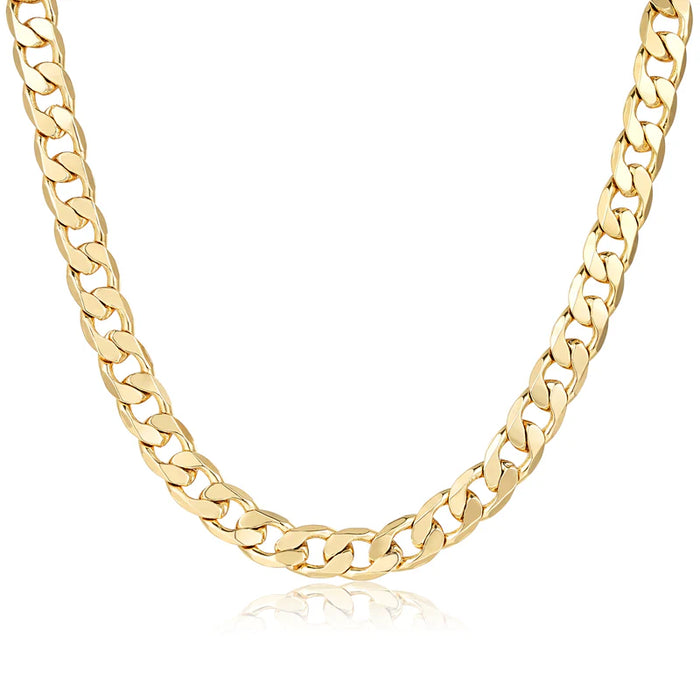 Gold filled 12mm Cuban Curb Chain