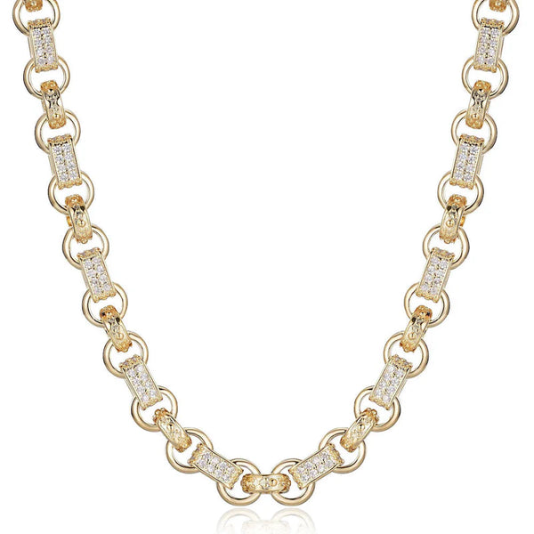 GOLD FILLED 10MM GYPSY LINK BELCHER CHAIN