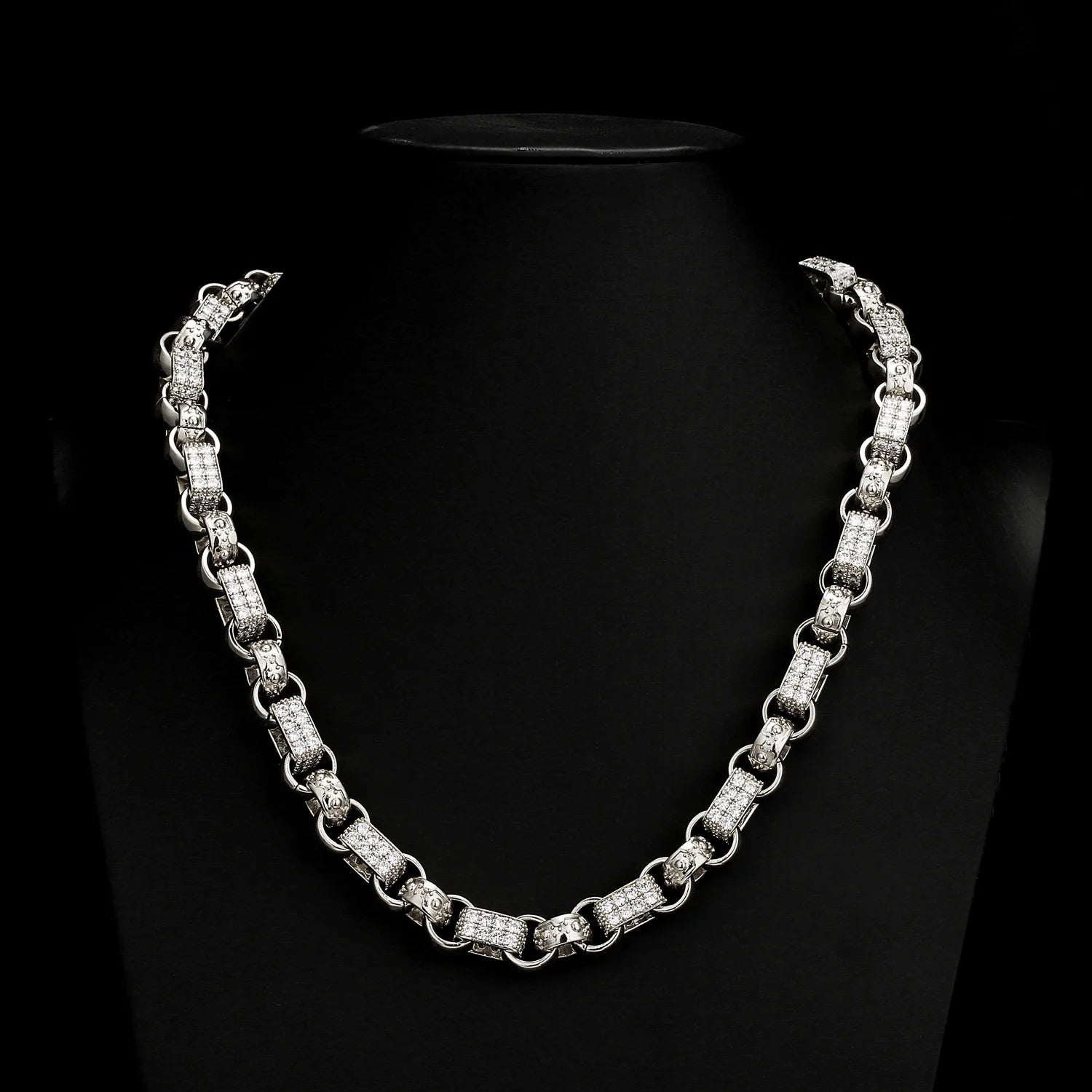 SILVER XXL GYPSY LINK BELCHER CHAIN